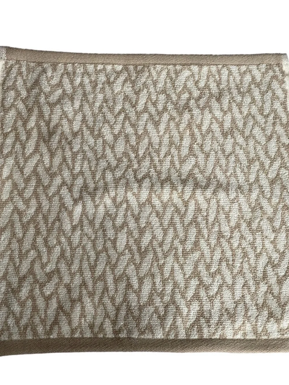 Lauren Ralph Lauren 6 Tan Sanders Washcloths Wash Cloths NEW